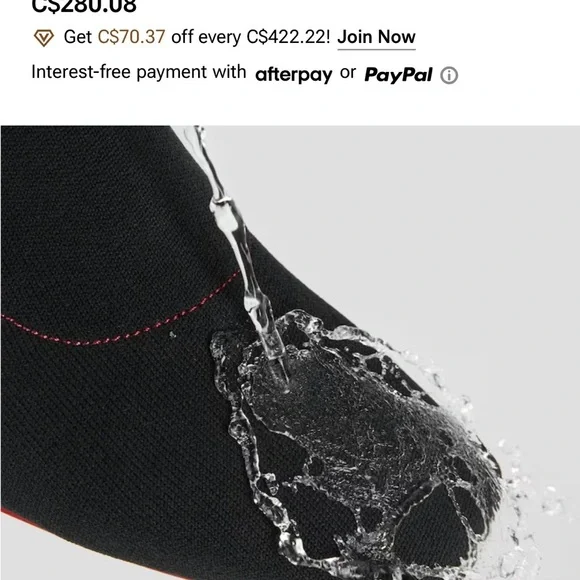 Elegant Black and Red Heeled Boots - Picture 4 of 5